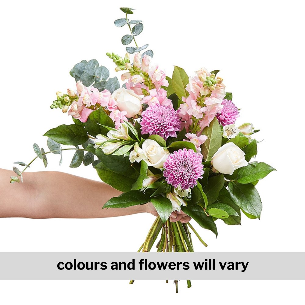 Hand Tied Garden Bouquet - Florist's Choice : colours and flowers vary