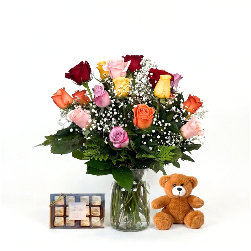 Coloured Roses
