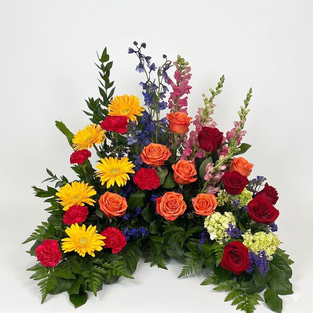 Chorus of Colour Urn Ring or Photo Arrangement